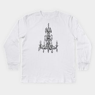 Chandelier print Kids Long Sleeve T-Shirt